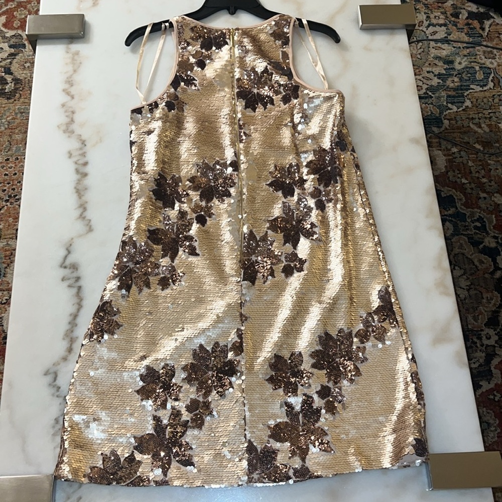 NWT Gianni Bini rose gold dress - Picture 5 of 5